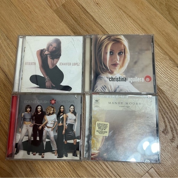 Vintage Female Artist CD Bundle 90s Y2K Aguilera Lopez Eden’s Crush Moore - Picture 2 of 5